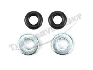 Triumph Bonneville Tiger T120 T140 Tr6 Tr7 Carb Mounting Cupped Washers And O-Rings Pn# 70-9554 And 70-9555 3 Carb Mount Cups And Oring Set