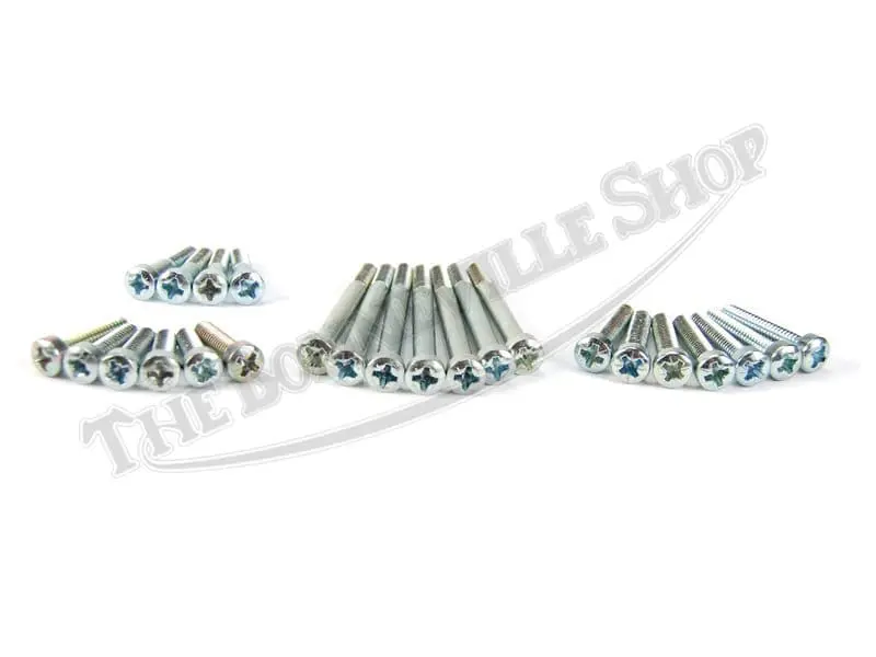 Triumph T100 500 Unit Twin Engine Gearbox Cover Screw Set Coarse Thread 1969-1974 Pn# Tbs-8000 1 Tbs T Posi Screw Set