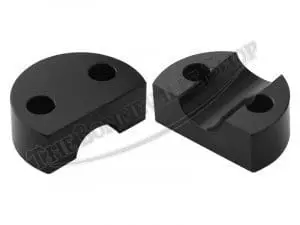 97 1844 02 Triumph Bsa 500 650 Billet Alloy Fork Spindle Axle Caps