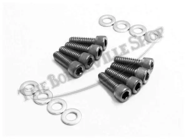 A A TRIUMPH T TR T TR STAINLESS CAP SCREW KIT