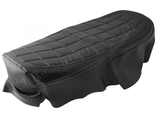 06 3676 C 03 Norton Commando Mk2 Mk3 Roadster Square Pattern Top Seat Cover