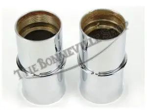 Bsa Chrome Fork Seal Holder Pair B44 B25 A65 A50 Etc (2) Pn# 97-2514 H2514 5 Bsa Fork Seal Holders A Etc