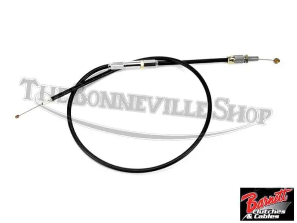 B Triumph T Upper Throttle Cable On
