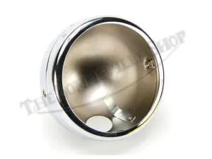 Genuine Lucas Triumph Bsa 5-3/4-Inch Chrome Headlight Shell With Rim Pn# 58395-C 3 C Gen Lucas Inch Headlight Chrome