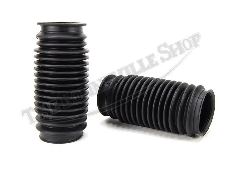 Triumph 500 650 Premium Fork Boot Gaiter Set Japanese Made (2) 1964-68 Pn# 97-1645 T 1 T Triumph Fork Boots Premium