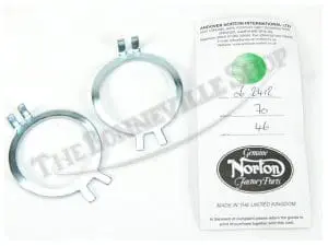 Genuine Andover Norton 750 850 Commando Exhaust Pipe Locking Washer Set (2) Pn# 06-2412 5 Norton Exhaust Pipe Lock Washer Set