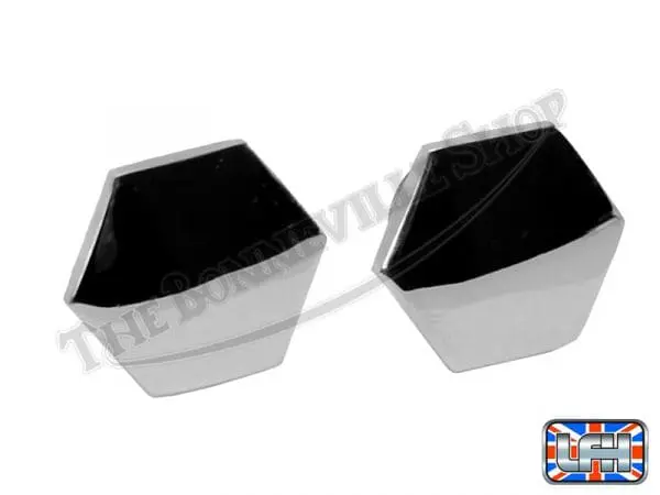 97 1658 C 05 FORK TOP NUTS CHROME 63 67