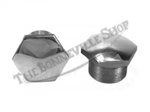 Bsa A7 A10 A50 A65 C10 C11 C12 C15 B31 B40 Stainless Fork Top Nuts (2) 20Tpi Pn# 65-5331 S 97-2652 S 3 65 5331 04 Bsa Fork Top Nut A7 A10 A50 A65 C10 C11 C12 C15 B31 B40