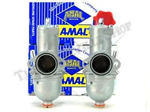 32Mm Premier Amal Carb Carburetor Set Norton 850 Commando Spec 932 Pn# Tbs-Lr932P 4 Tbs Lrp Norton Amal Carb Set