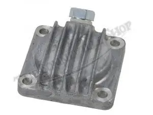 Bsa A50 A65 A7 A10 Alloy Finned Sump Plate With Magnetic Drain Plug Pn# 67-1285 4 67 1285 02 Bsa Finned Sump Plate With Gasket And Mag Drain Plug