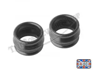 Triumph 350 500 T90 T100 Daytona Swingarm Rubber Boot Gaiter Set (2) Uk Made Pn# 82-7270 4 82 7270 02 Triumph 350 500 T90 T100 Daytona Swingarm Rubber Boot Gaiter 1