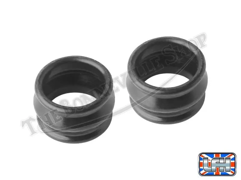 Triumph 350 500 T90 T100 Daytona Swingarm Rubber Boot Gaiter Set (2) Uk Made Pn# 82-7270 3 82 7270 02 Triumph 350 500 T90 T100 Daytona Swingarm Rubber Boot Gaiter 1