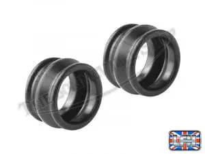 Triumph 350 500 T90 T100 Daytona Swingarm Rubber Boot Gaiter Set (2) Uk Made Pn# 82-7270 3 82 7270 03 Triumph 350 500 T90 T100 Daytona Swingarm Rubber Boot Gaiter 1
