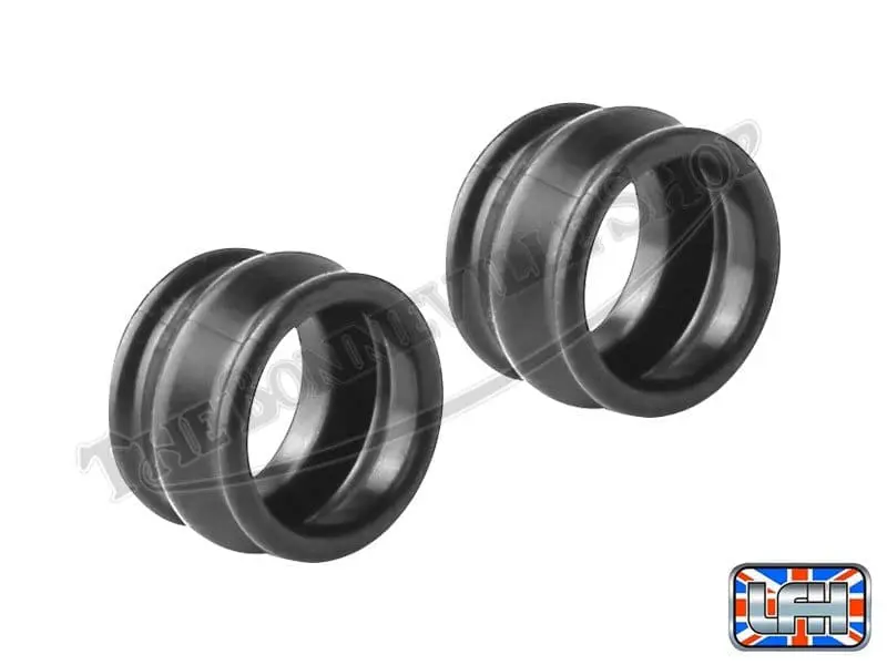 Triumph 350 500 T90 T100 Daytona Swingarm Rubber Boot Gaiter Set (2) Uk Made Pn# 82-7270 2 82 7270 03 Triumph 350 500 T90 T100 Daytona Swingarm Rubber Boot Gaiter 1