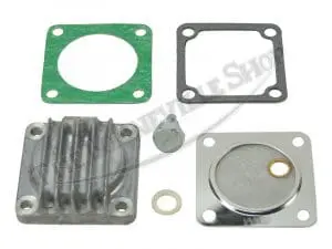 Bsa A50 A65 A7 A10 Finned Sump Plate With Magnetic Drain Plug And Screen Kit Pn# 67-1285-Kit 3 67 1285 Kit 02 Bsa Finned Sump Plate And Filter Kit