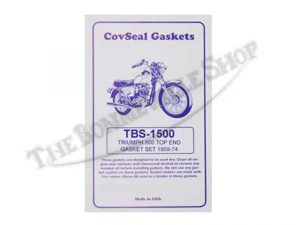 Tbs 1500 01 Triumph 500 Top End Gasket Set