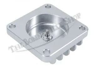 Bsa A50 A65 A7 A10 Billet Alloy Finned Sump Plate With Magnetic Drain Plug Pn# 67-1285 B 3 67 1285B 02 Bsa Billet Finned Sump Plate Master