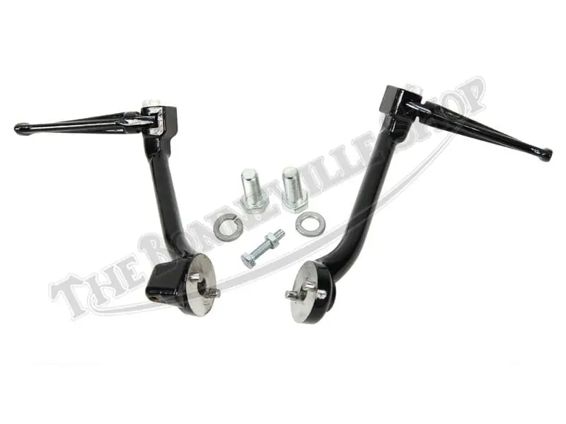 Triumph 650 Competition Folding Footrest Set Tr6C T120Tt Pn# 82-6653 82-6654 F6653 F6654 3 Triumph Folding Rider Footrests