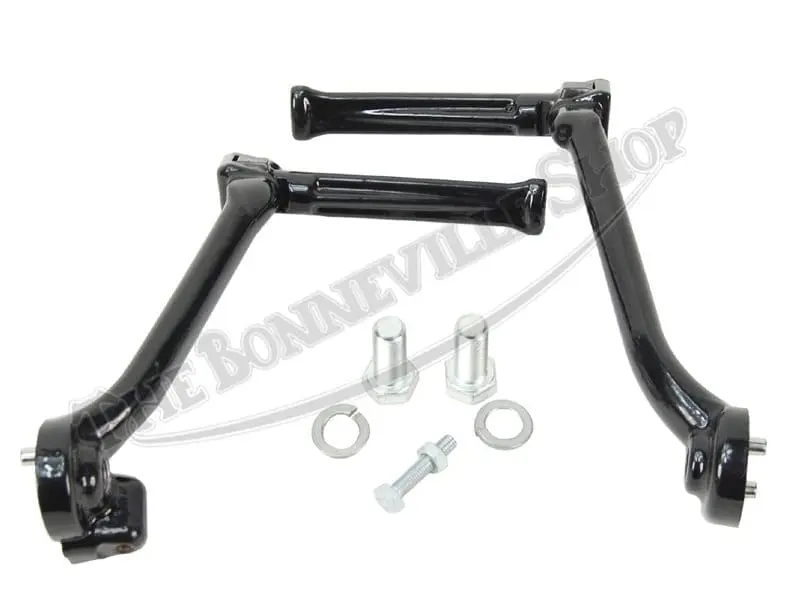 Triumph 650 Competition Folding Footrest Set Tr6C T120Tt Pn# 82-6653 82-6654 F6653 F6654 1 Triumph Folding Rider Footrests