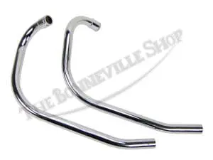 Norton Commando 850 Mk11A Exhaust Pipe Set Unbalanced Pn# 06-3397/8 Un 4 Un Norton Mk Exhaust Unbalanced