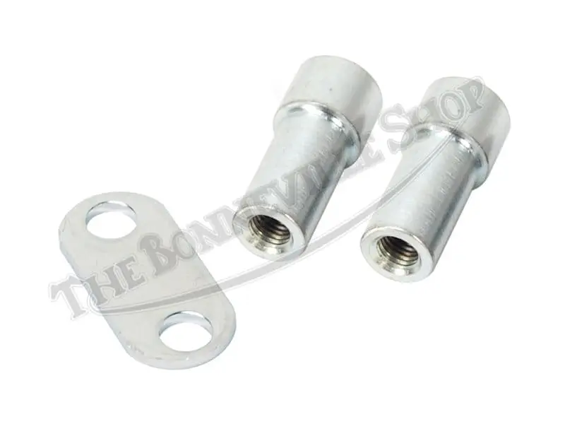 Triumph 750 T140 Tr7 Cylinder Head Socket Nut And Bridge Plate Set Pn# 21-2205 71-3553 1 Triumph Headbolt Socket Nut And Bridge Set