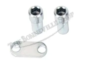 Triumph 750 T140 Tr7 Cylinder Head Socket Nut And Bridge Plate Set Pn# 21-2205 71-3553 3 Triumph Headbolt Socket Nut And Bridge Set