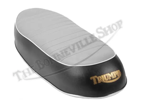 Triumph 500 650 Gray Grey Ribbed Top Seat 1968-69 PN# 82-7776 W F7776