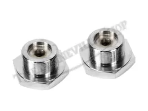 Triumph 500 650 1964 Fork Top Nuts (2) 26Tpi 1964-1967 Pn# 97-1762 H1762 4 97 1762 05 1964 Triumph Fork Top Nuts Master