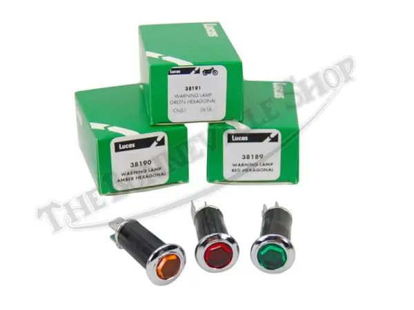 G Genuine Lucas Warning Light Set