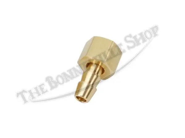 Tbs Bsa Ewarts Brass Barbed Fuel Pipe And Nut