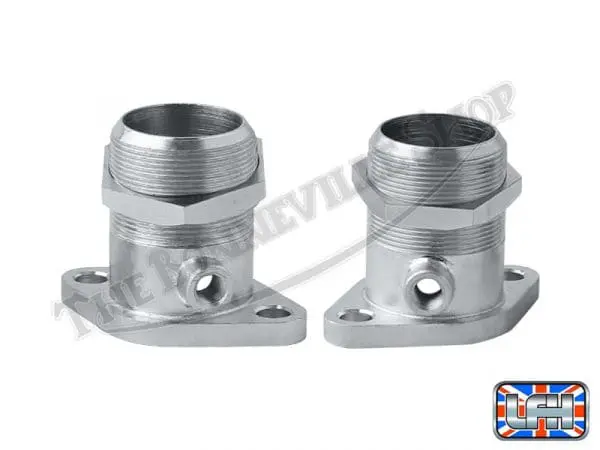 70 5349 70 5350 02 Pair Triumph 650 Inlet Manifolds 1963 68