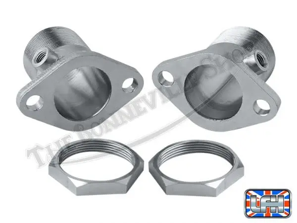 70 5349 70 5350 03 Pair Triumph 650 Inlet Manifolds 1963 68