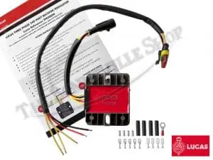 Genuine Lucas Brand 3-Phase Voltage Regulator Rectifier (1) Triumph Norton Bsa Pn# Tbs-4034 Aw Tpr200W 4 Tbs 4034Aw 02 Genuine Lucas Brand 3 Phase Voltage Regulator Rectifier Triumph Norton Bsa 1
