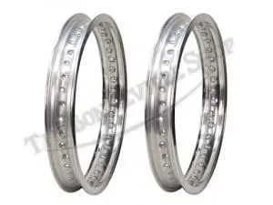 A Pair Norton Commando Alloy Rims Pair Inch Front And Rear