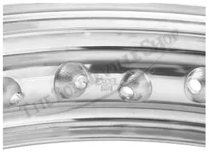 Norton Commando, Atlas, Bsa Alloy Wheel Rims Pair Wm2 X 19-Inch And Wm3 X 18-Inch 40 Spoke Atlas P11 Pn# 06-7838 A And 06-7712 A 5 A Norton Shouldered Valanced Alloy Rear Wheel Rim Wm X Spoke Ajs Matchless Excel