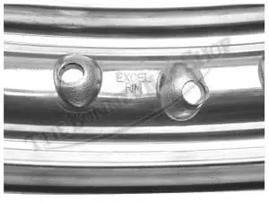 Triumph Bsa Norton Excel Shouldered Valanced Alloy Wheel Rim Wm2 X 19-Inch 40 Spoke Pn# 37-1230 A 42-5810 02-4249 4 A Triumph Bsa Norton Excel Shouldered Valanced Alloy Wheel Rim Wm X Spoke