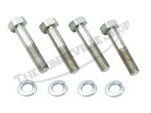 Triumph 500 650 Fork Axle Cap Bolts And Washers (4) Cei Kit 1959-68 Pn# 97-1070 S26-3 4 S Quad Triumph Fork Caps Bolt And Washer Set Quad Cei
