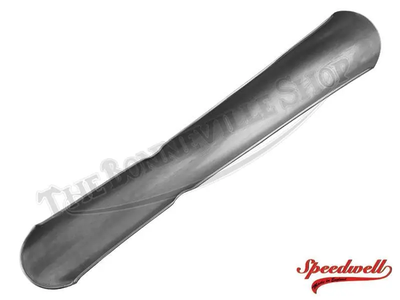 Triumph 500 650 Bare Steel Front Speedwell Mudguard / Fender With Beaded Lip Pn# 97-2268 H2268 6 97 2268 05 Triumph Beaded Front Mudguard Master