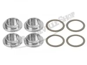 70 4610 B 02 Kit Triumph 350 500 650 Unit Billet Alloy Twin Valve Cover Set With Gaskets 4