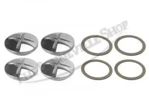 70 4610 B Kit 01 Triumph 350 500 650 Unit Billet Alloy Twin Valve Cover Set With Gaskets 4