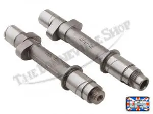 Triumph 750 Tr7 T140 Nitrided Inlet And Exhaust Camshaft Set Pn# 71-7016 71-7017 E17016 E17017 3 71 7017 71 7016 02 Triumph 650 750 T140 Tr7 Nitrided Inlet And Exhaust Camshaft Cam Set