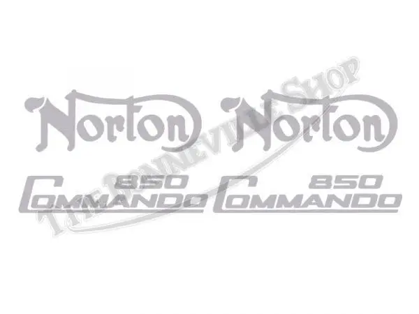06 4882 06 5095 01 Norton 850 Silver Decal Set