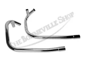 Triumph TR6 T120 Bonneville Tiger Exhaust Header Pipes 1972 PN# 71-2636 71-2637