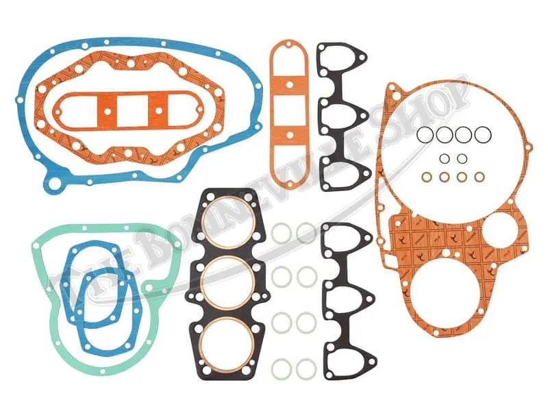 Triumph T150 Trident X75 Hurricane Bsa A75 Rocket 3 Triples Complete Gasket Set With Headgasket 1968-74 Pn# 99-0030 00-3315 1 00 3315 01 Triumph T150 Trident X75 Hurricane Bsa A75 Rocket 3 Triples Complete Gasket Set With Headgasket 1968 74 Pn 99 0030 00 3315