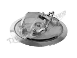 Ss W Ss Triumph Bsa Tls Front Brake Plate With Stainless Hardware