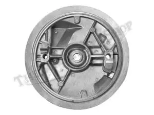 Triumph Bsa 8&Quot; Tls Front Brake Plate 500 650 750 1969-1974 Pn# 37-3461 W3461 5 W Triumph Bsa Tls Front Brake Plate Bare