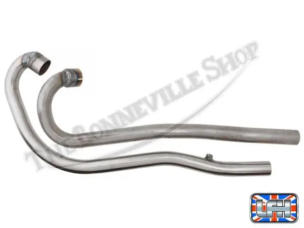 71 0022 71 0024 Raw 01 Triumph 650 Tr6C Trophy Hi Pipe Exhaust Pipe Set 1963 71 Raw
