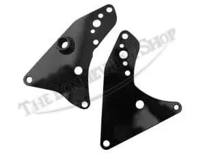 Triumph 650 T120 Tr6 Rear Engine Motor Plates Pair 1965-70 Pn# 82-5908 82-6066 F5908 F6066 4 Triumph T Tr Rear Engine Motor Plates Pair