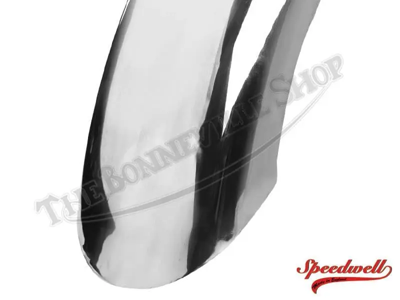 Triumph 500 650 1964-66 Alloy Rear Plain Edge Undrilled Speedwell Mudguard / Fender Pn# 82-5955 F5955 3 82 5955 04 Triumph 500 650 Alloy Rear Fender Mudguard Plain Edge Undrilled 1964 66