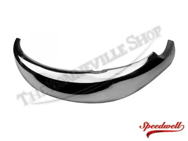 82 5955 05 TRIUMPH 500 650 ALLOY REAR FENDER MUDGUARD PLAIN EDGE UNDRILLED 1964 66